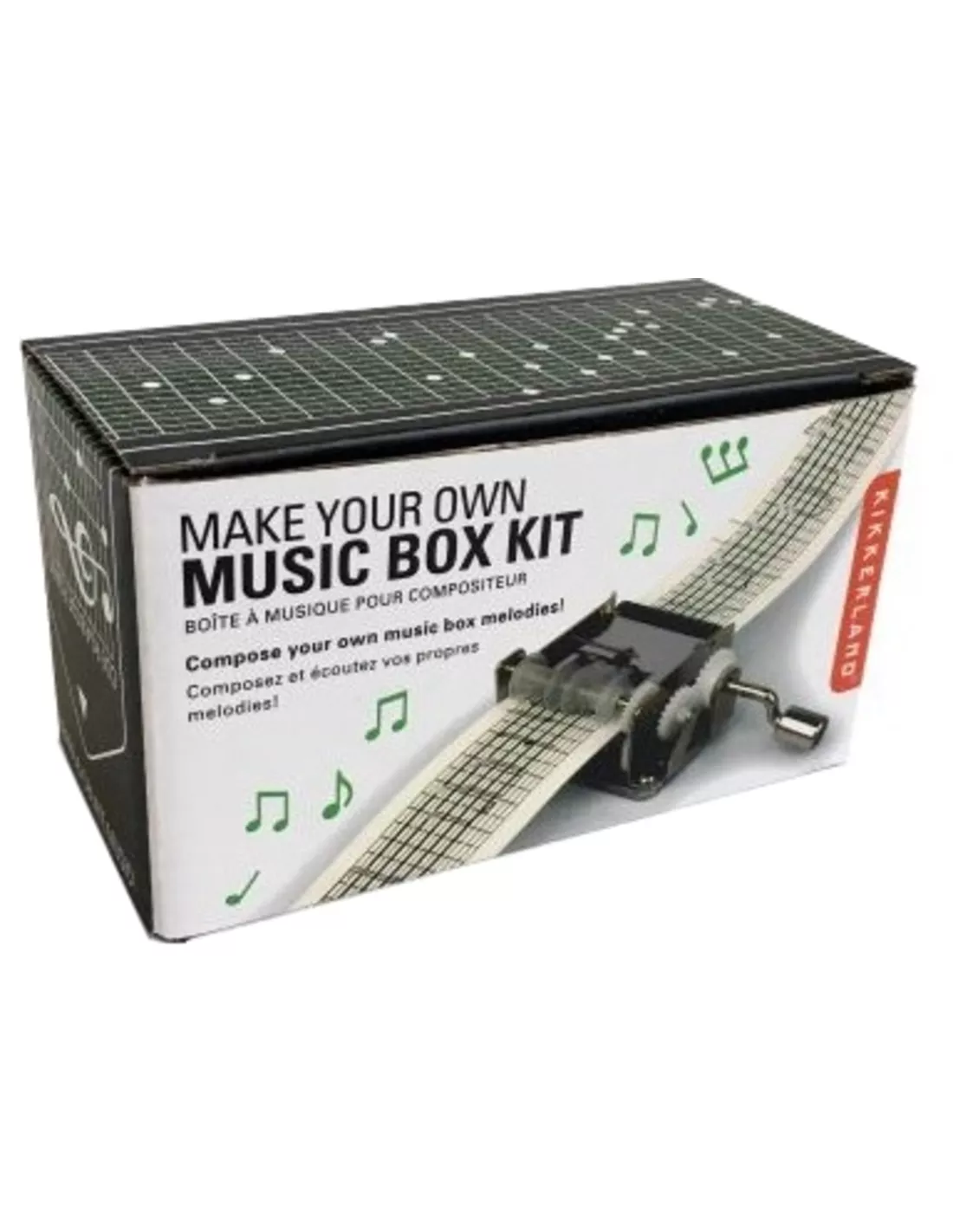 Kikkerland Make Your Own Music Box Kit